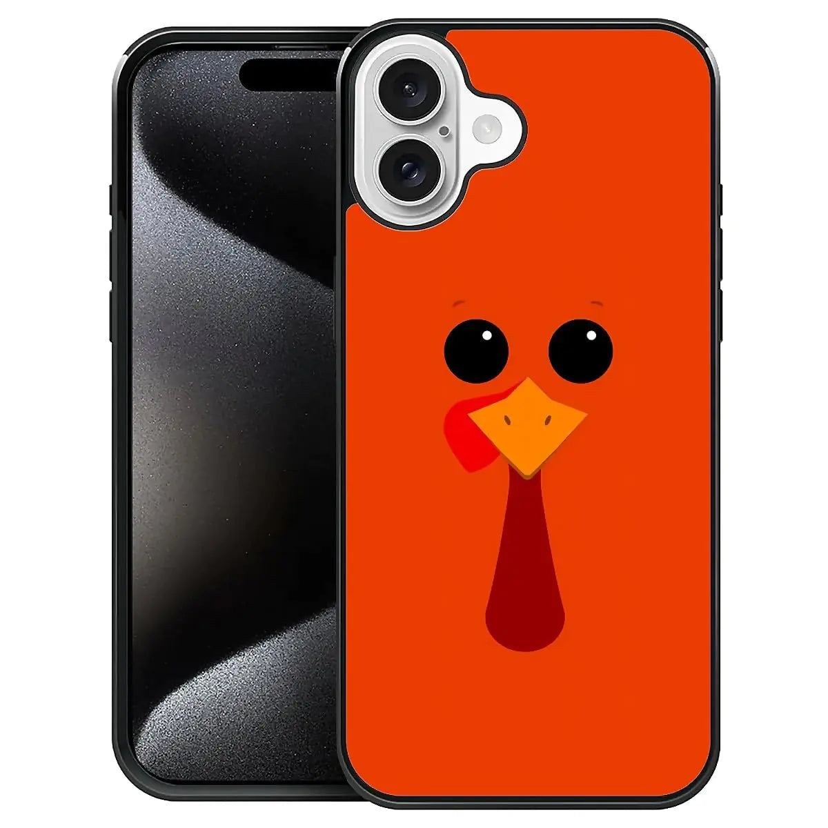 Compatible with iPhone 16 Case DBA Thanksgiving Turkey 55 Soft Silicone Protective Cover Anti-Scratch Shockproof Phone Case