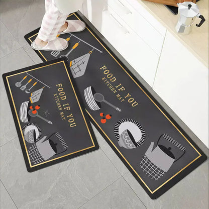 Modern Simple Kitchen Floor Mats