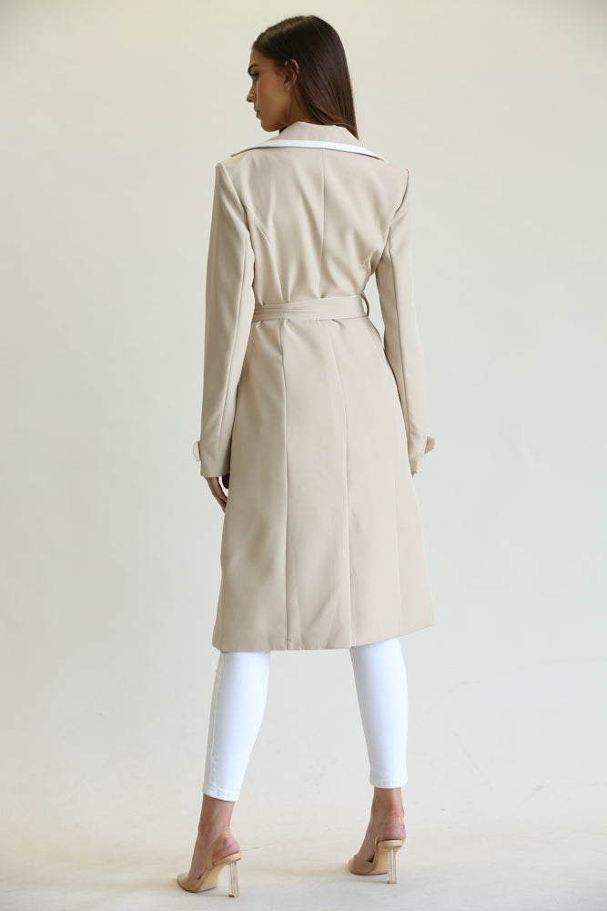 Image of Long Belted Coat For Women 123237943 from Edmene LLC