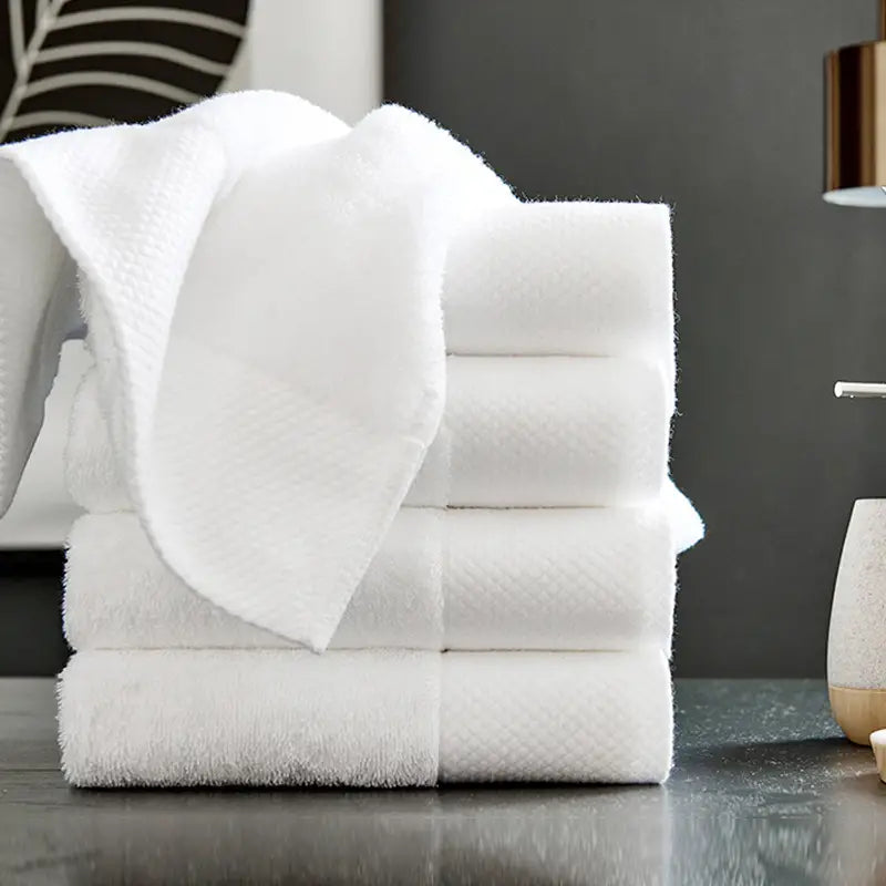 4pcs Soft Cotton Bathroom Hand Towels Set