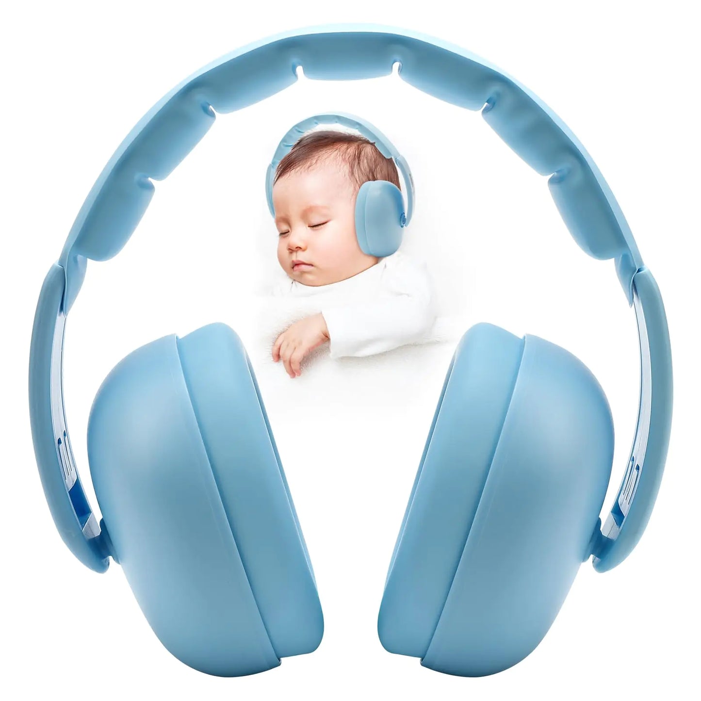 Baby Headphones for Noise - [Upgraded Baby-Friendly Version] Baby Ear Muffs Noise Protection - Baby Noise Cancelling Headphones - Baby Ear Protection for 3 Months to 2 Years