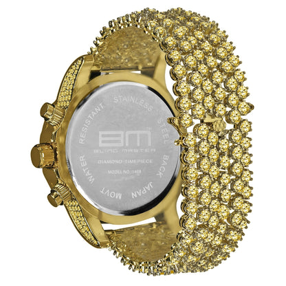 Image of Burnish Cz Iced Out Watch 5110294 1429428847 from Edmene LLC