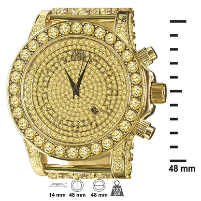 Image of Burnish Cz Iced Out Watch 5110294 1429428847 from Edmene LLC