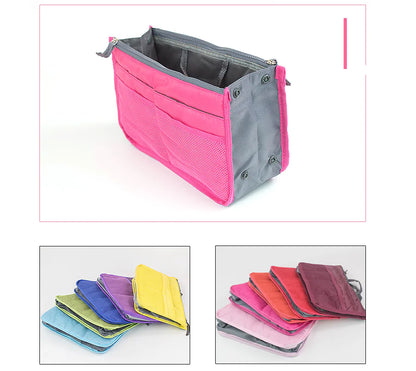 Double Zipper Makeup and Toiletry Storage Bag
