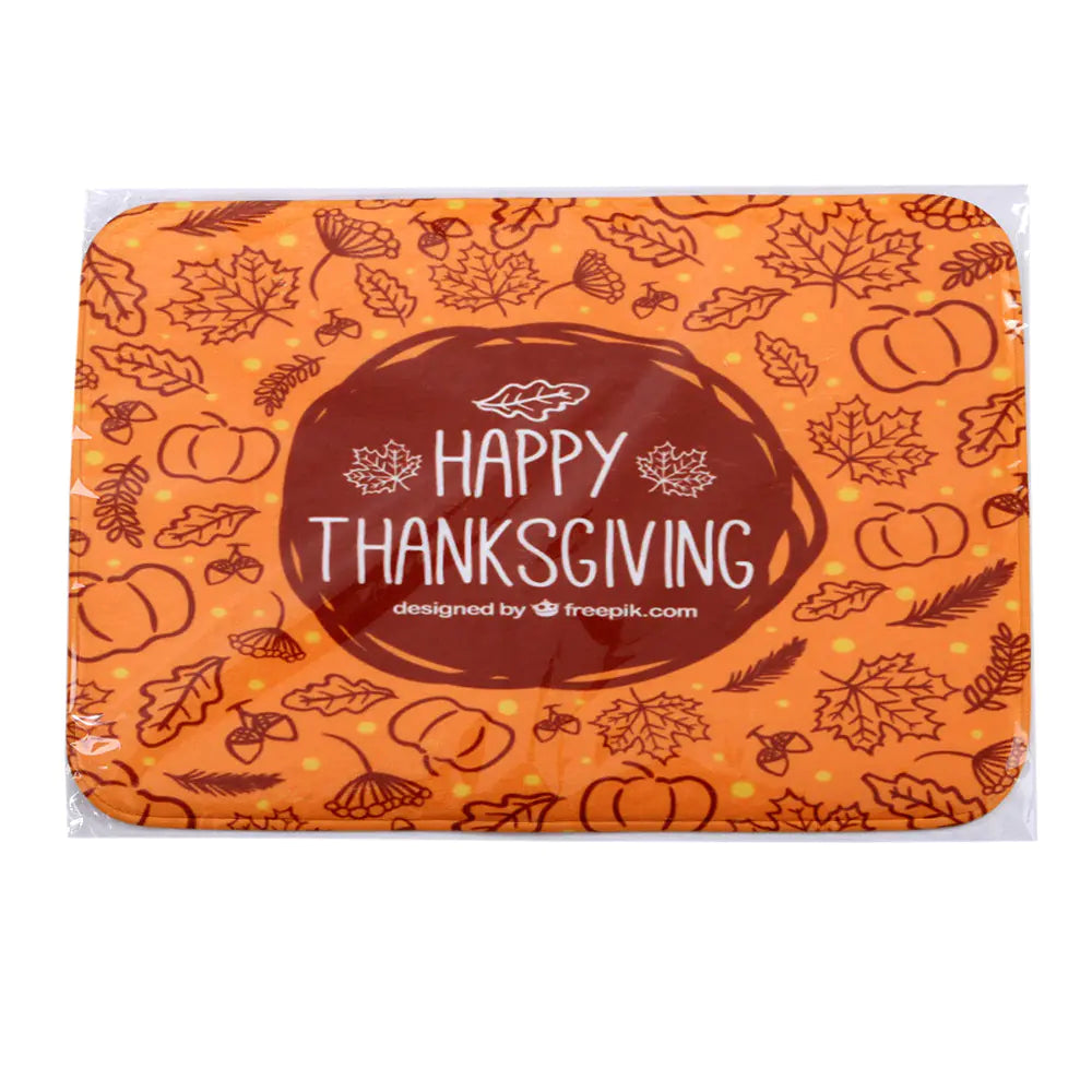 Thanksgiving Home Bedroom Anti-Slip Door Mat Carpet