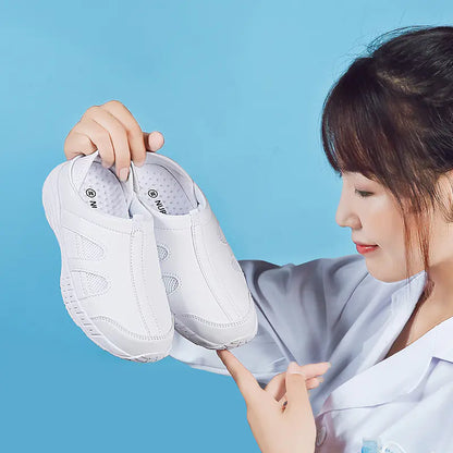 Flat Shoes, White Sneakers, Nurse Shoes