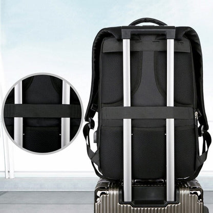 Image of Business Backpack For Men Portable Usb Charging Bag Waterproof Oxford Cloth Rucksack Male Multifunction Laptop Bagpack 641786056 from Edmene LLC