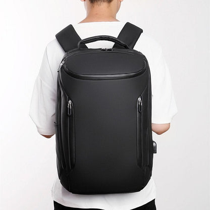 Image of Business Backpack For Men Portable USB Charging Bag Water... from Edmene LLC