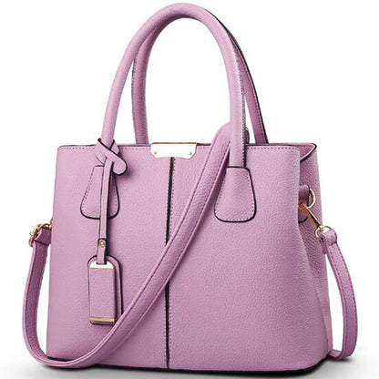 Image of Women Pu Leather Handbags Ladies Large Tote Bag Female Square Shoulder 1438175085 from Edmene LLC