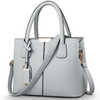 Image of Women Pu Leather Handbags Ladies Large Tote Bag Female Square Shoulder 1438175085 from Edmene LLC