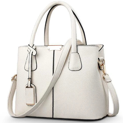 Image of Women Pu Leather Handbags Ladies Large Tote Bag Female Square Shoulder 1438175085 from Edmene LLC