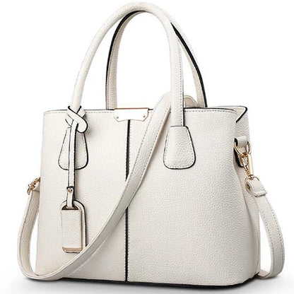 Image of Women Pu Leather Handbags Ladies Large Tote Bag Female Square Shoulder 1438175085 from Edmene LLC