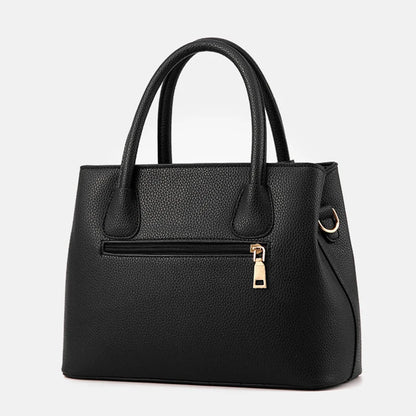 Image of Women Pu Leather Handbags Ladies Large Tote Bag Female Square Shoulder 1438175085 from Edmene LLC