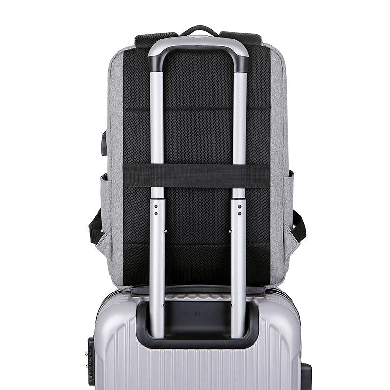 Image of Usb Charging Mens Backpack Multifunctional Waterproof Business Bags For Laptop 15 6 Inch Male Casual Portable Rucksack 707005937 from Edmene LLC