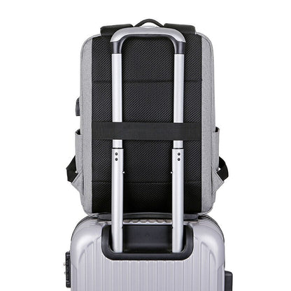 Image of Usb Charging Mens Backpack Multifunctional Waterproof Business Bags For Laptop 15 6 Inch Male Casual Portable Rucksack 707005937 from Edmene LLC