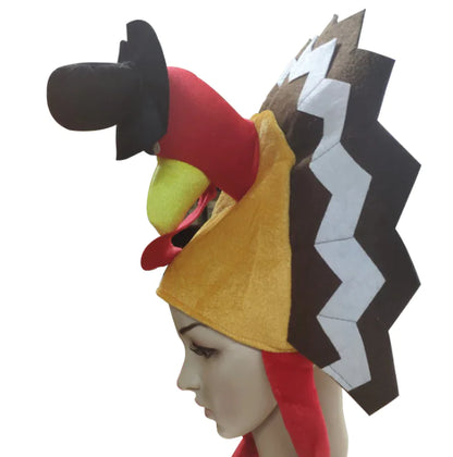 Cartoon Turkey Hat for Thanksgiving Festivities