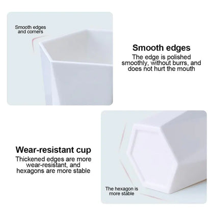 Bathroom Toothbrush and Mouthwash Tumbler Cup