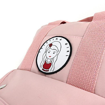 Image of Mini Backpack In Waterproof Nylon In Summer Colours 2 1620856553 from Edmene LLC