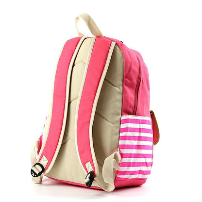 Image of Striped Travel Backpack With Laptop Pocket 311161048 from Edmene LLC