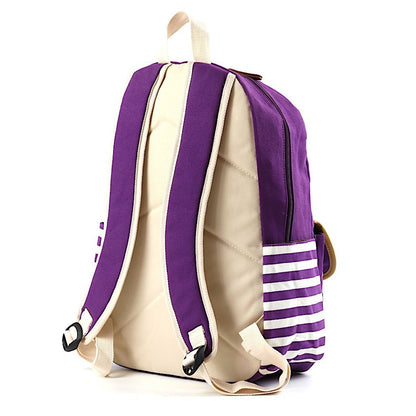Image of Striped Travel Backpack With Laptop Pocket 1 329047546 from Edmene LLC