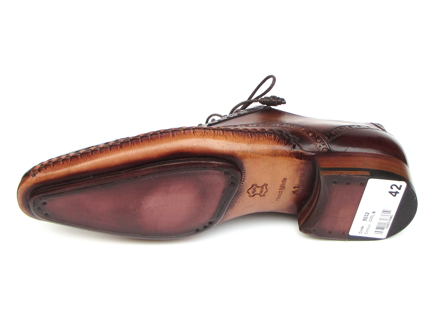 Image of Paul Parkman Mens Captoe Oxfords Brown Hand Painted Shoes Id 5032 Brw 223230508 from Edmene LLC