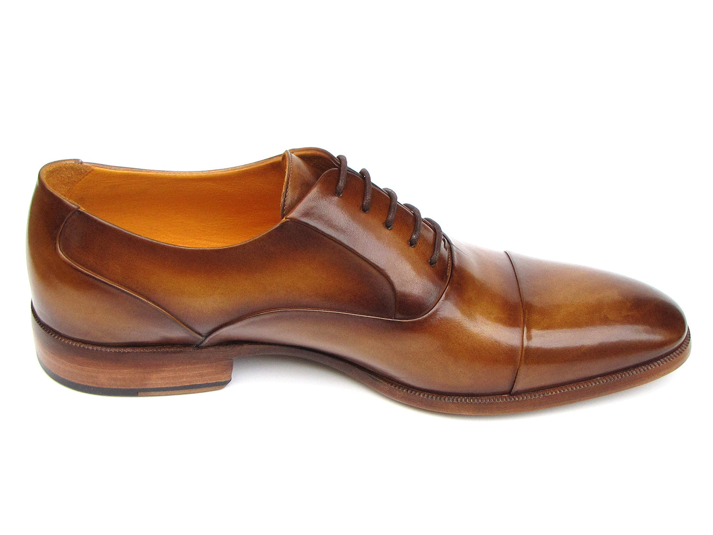 Image of Paul Parkman Mens Captoe Oxfords Brown Leather Id 074 Cml 1735406380 from Edmene LLC
