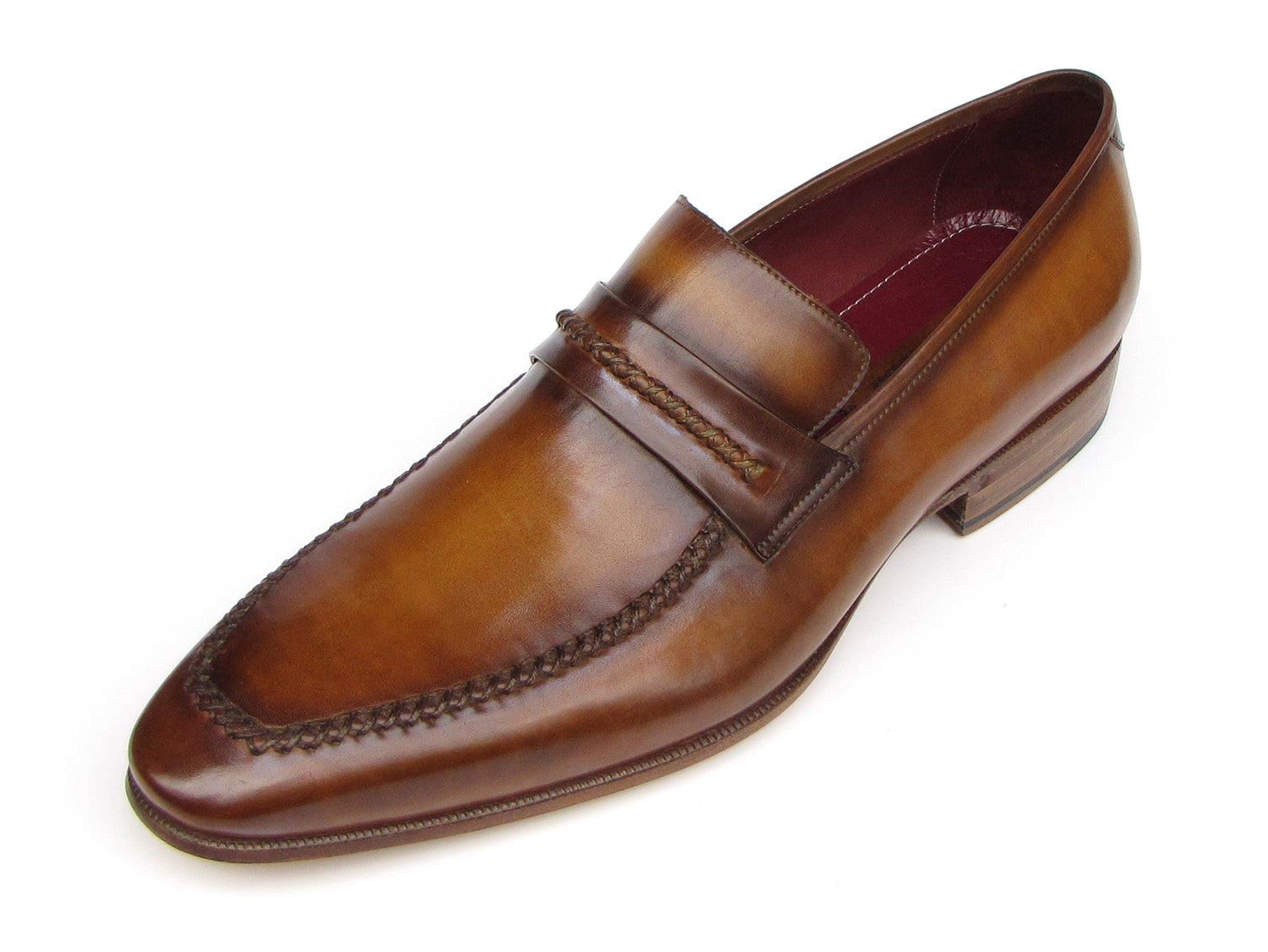 Image of Paul Parkman Mens Loafer Brown Leather Shoes Id 068 Cml 626837463 from Edmene LLC