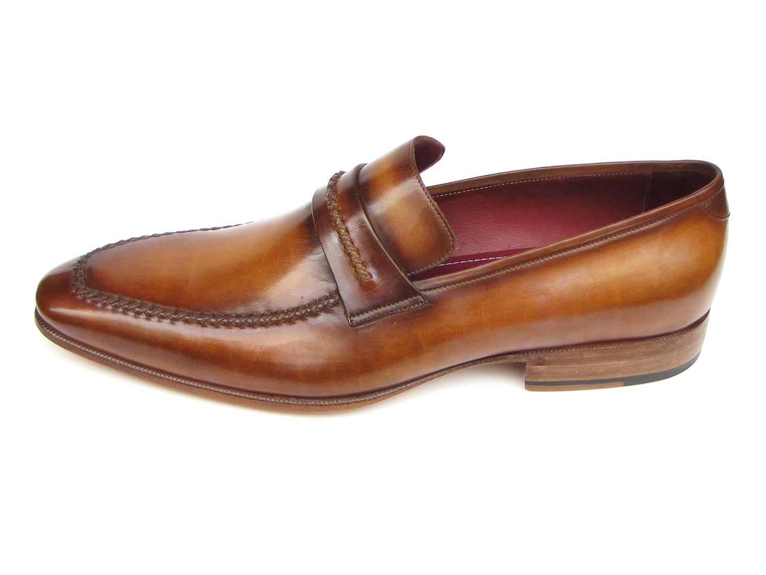 Image of Paul Parkman Mens Loafer Brown Leather Shoes Id 068 Cml 626837463 from Edmene LLC