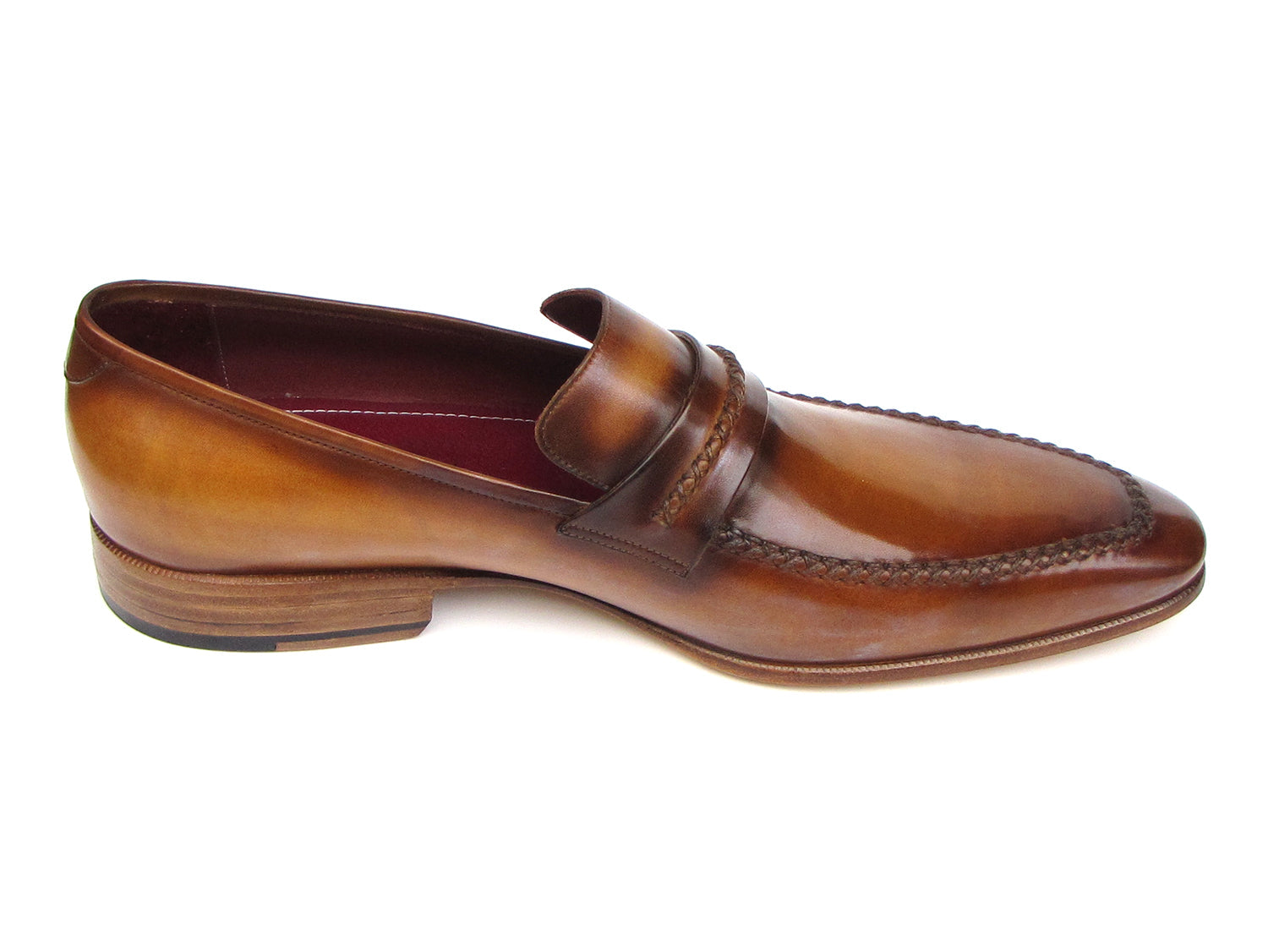 Image of Paul Parkman Mens Loafer Brown Leather Shoes Id 068 Cml 626837463 from Edmene LLC