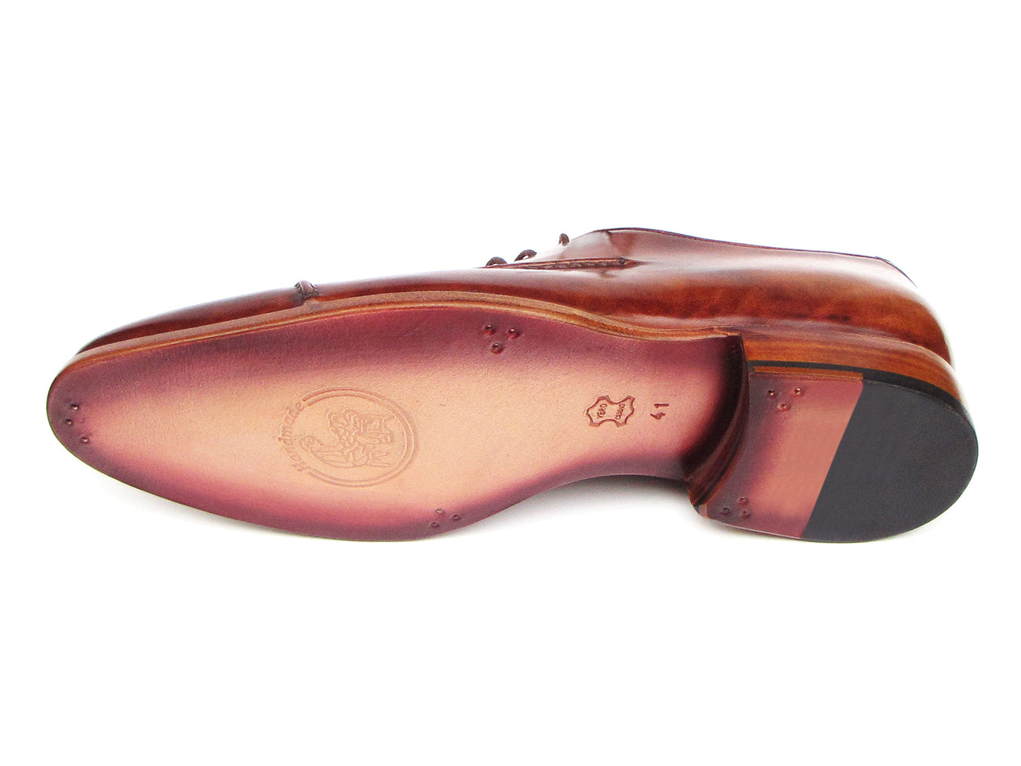 Image of Paul Parkman Mens Captoe Oxfords Brown Hand Painted Shoes Id 077 Brw 422777577 from Edmene LLC