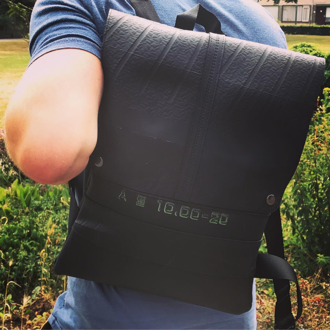 Ando Slimline Inner Tube Vegan Backpack