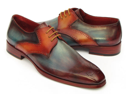 Image of Paul Parkman Mens Multi Color Medallion Toe Derby Shoes Id 6584 Mix 1476948789 from Edmene LLC