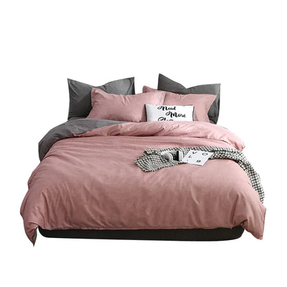 Korean Cotton 4-Piece Dormitory Bedroom Set