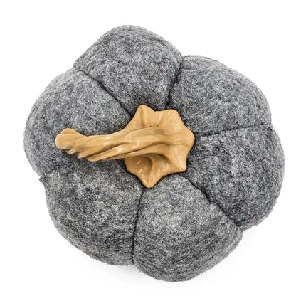 Set Of 3, 8.3x8.3x5.5 Gray Pumpkin, Pumpkin Ornament Decor For Holiday Harvest Festival Fall Festival   Thanksgiving