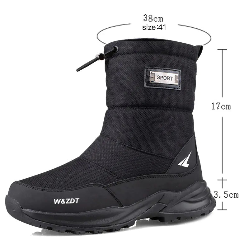 Men's Waterproof Ski Boots for Outdoor Activities