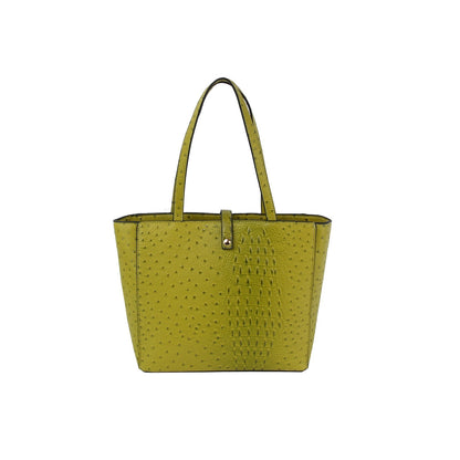 3 in 1 crocodile leather tote, satchel and purse set