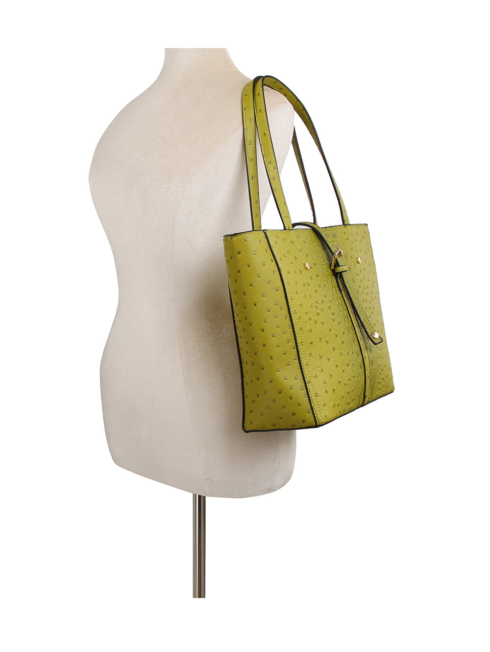 3 in 1 crocodile leather tote, satchel and purse set