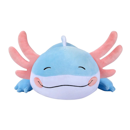 Puffpals Axolotl Plush Cute Blue Stuffed Animal Soft Pillow Christmas Thanksgiving Birthday Gift 15.7 inches