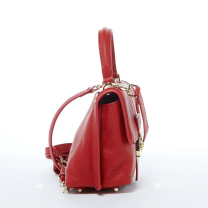 Image of Linda Red Leather Backpack Purse 1242407665 from Edmene LLC