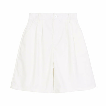Image of Loose Cut Cloth Bermuda Shorts 1372988882 from Edmene LLC