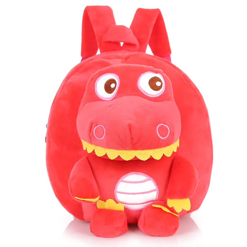 Plush Cartoon Baby Backpack