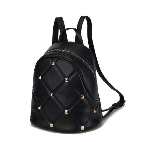 Image of Hayden Quilted Vegan Leather With Studs Womens Backpack 1740880536 from Edmene LLC