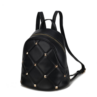Image of Hayden Quilted Vegan Leather With Studs Womens Backpack 1740880536 from Edmene LLC