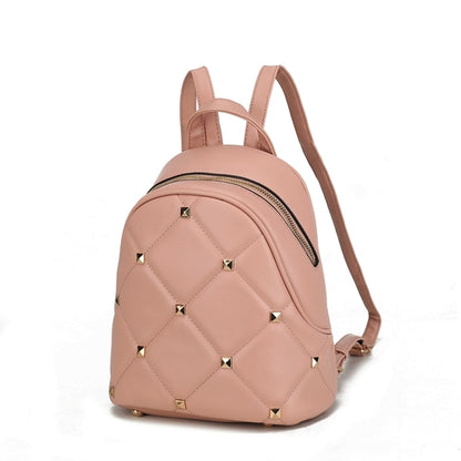 Image of Hayden Quilted Vegan Leather With Studs Womens Backpack 1740880536 from Edmene LLC