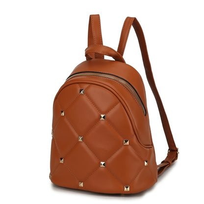 Image of Hayden Quilted Vegan Leather With Studs Womens Backpack 1740880536 from Edmene LLC