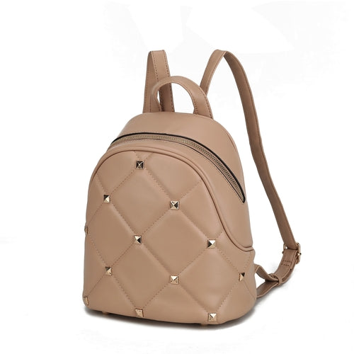 Image of Hayden Quilted Vegan Leather With Studs Womens Backpack 1740880536 from Edmene LLC