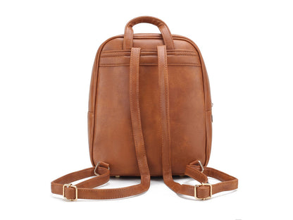 MKF Roxane Backpack with Mini Backpack and Wristlet by Mia K