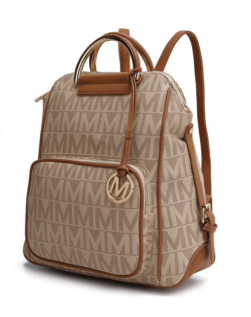 Image of Cora Milan M Signature Trendy Backpack 782300386 from Edmene LLC