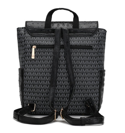 Leidy M Signature/Croco Backpack