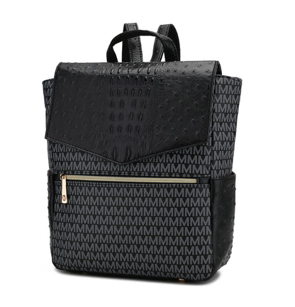 Leidy M Signature/Croco Backpack